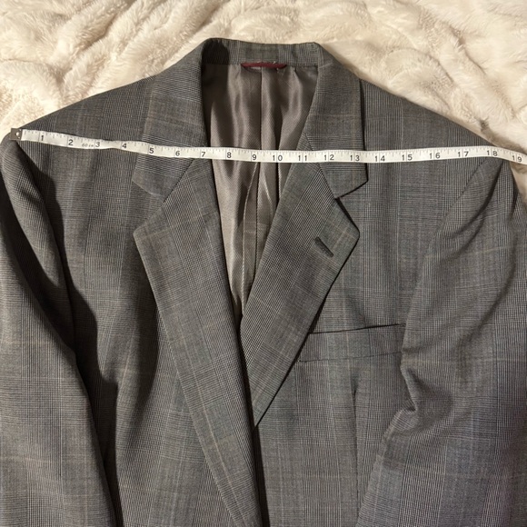 Hart Schaffner Marx Charcoal Pinstripe Suit